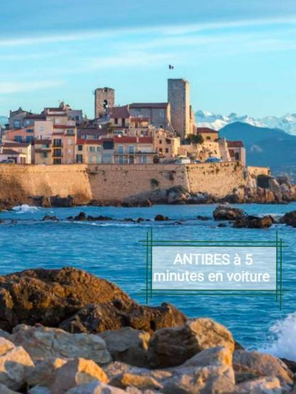 Cote D'Azur Joli Studio 50M Plage, Climatisation , Parking. Villeneuve-Loubet Exterior photo